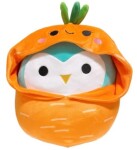 Plyšový mazlíček Squishmallows Sova v kostýmu mrkve - Winston, 30 cm