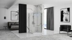 REA/S - Sprchová kabina Molier Chrome Double 80x90 KPL-K6369
