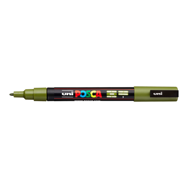 Popisovač Posca khaki mm