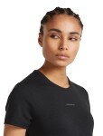 ICEBREAKER Wmns Mer 200 Tech Lite SS Crop Slim Tee, Black velikost: XS