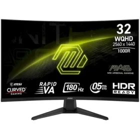 31.5" MSI MAG 325CQF černá / VA / 2560x1440 / 16:9 / 0.5ms / 3500:1 / 300cd-m2 / DP+ HDMi + USB-C / VESA (MAG 325CQF)