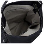 Stylová dámská koženková kabelka na rameno Tripa, tmavě modrá