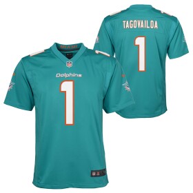 Nike Dětský dres Miami Dolphins NFL Tua Tagovailoa #1 Game Aqua (YOUTH)