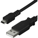 YENKEE YCU 010 BK Kabel USB-A (M) - miniUSB (M) 1.5m černá (8590669353125)