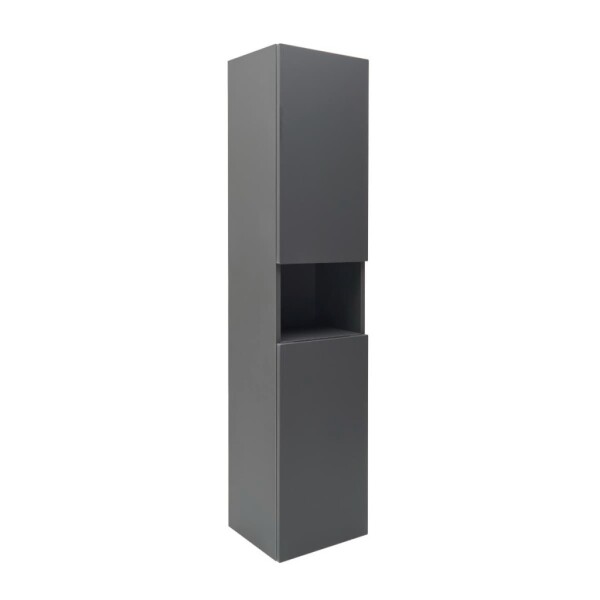 Koupelnová skříňka vysoká SAT Feel 36x165x32 cm antracit mat SATFEELV36ANT SATFEELV36ANT
