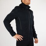 Běžecká bunda SALMING Run Abisko Rain Jacket - Black Velikost textilu: S