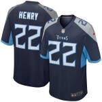 Nike Pánský dres Tennessee Titans NFL Derrick Henry #22 Game Football - Tmavě modrá Velikost: S