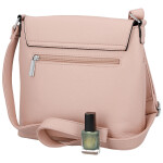 Stylová dámská koženková crossbody kabelka Katia, růžová