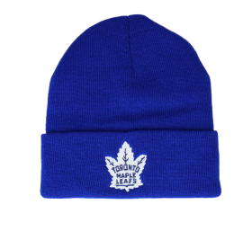American Needle Pánská zimní čepice Toronto Maple Leafs NHL Cuffed Knit Royal