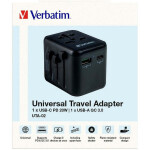 Verbatim cestovní adaptér 49544 Uta-02 Travel Adapter