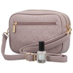 Stylová dámská koženková crossbody kabelka Ronda, fialová