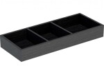 GEBERIT - VariForm Organizér do zásuvky 18x6x37 cm, tmavě šedá 501.156.00.1