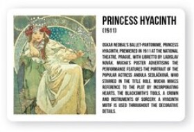 Magnet Alfons Mucha - Princezna