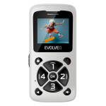 EVOLVEO EasyPhone ID, mobilní telefon pro seniory, bílý