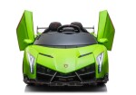 Mamido Elektrické autíčko Lamborghini Venno LCD MP4 4x4 zelené