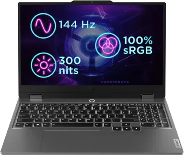 Lenovo LOQ 15IAX9 šedá / 15.6" FHD / Intel Core i5-12600HX / 16GB / 1TB SSD / RTX 4050 6GB / W11H (83GS00U0CK)