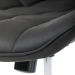 Pracovní židle, výškově nastavitelná, černá látka, KA-V3120 BK3