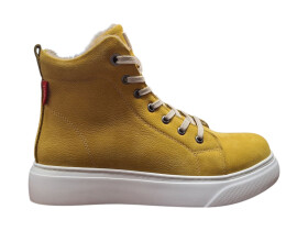 Looke LYSIANE L1256-07 Dámské zimní kotníkové boty žluté 39