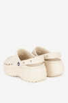 Pantofle Crocs BAYA PLATFORM CLOG 208186-11S Syntetický materiál