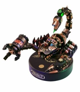 RoboTime 3D dřevěné mechanické puzzle Císař Scorpion