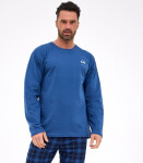 Pyžamo Cornette 124/306 long/r Denali 2 3XL-5XL pánské džínovina 5XL
