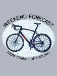 Bavlněné triko CYCOLOGY Weekend Forecast, pánské, krátký rukáv (Motiv Weekend Forecast, velikost XL)