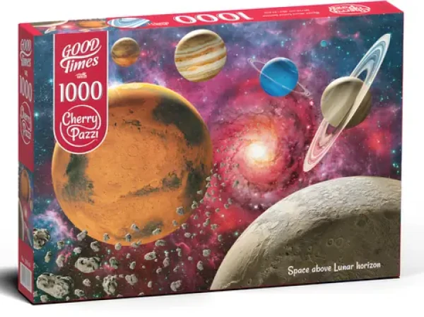 CHERRY PAZZI Puzzle Vesmír nad měsíčním horizontem