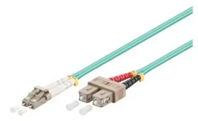 MicroConnect Optical Fibre Cable LC/SC Multimode duplex OM3 10m modrá (FIB422010)