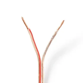 Nedis Repro kabel 2x 1.50 mm2 transparentní / CCA / 100.0 m / Kulatý / PVC (CAGW1500TR1000)