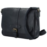 Stylová dámská koženková crossbody kabelka Arjona, tmavě modrá