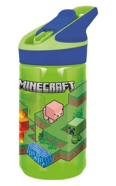Minecraft Láhev s pítkem 480ml, Ecozen