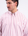Carhartt WIP L/S Deven Shirt Deven Stripe, Oxide Red L