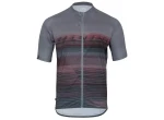 Silvini Turano pánský volný dres krátký rukáv Grey/Merlot vel. 3XL