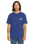 Quiksilver LINE BY LINE MONACO BLUE pánské tričko krátkým rukávem