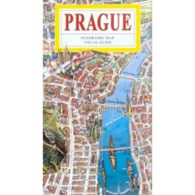 Praha - Panoramatická mapa velká / anglicky