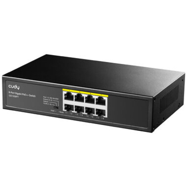 Cudy GS1008PT PoE switch / 8x PoE RJ45 / 1000Mbps / 120W (GS1008PT)