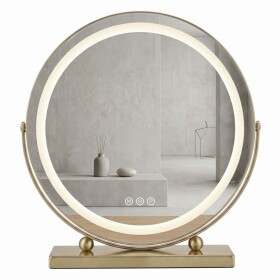 REA - Zrcadlo LED MAKE-UP L.Gold 50 cm HOM-01810