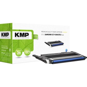 KMP náplň do tiskárny náhradní Samsung CLT-C406S kompatibilní azurová 1000 Seiten SA-T54 - Samsung CLT-C406S - renovované