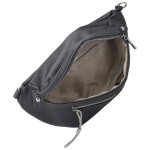 Trendy dámská koženková ledvinka Pentti, tmavě šedá