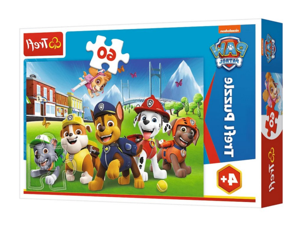 Mamido Puzzle 60 dílků Paw Patrol Na louce Trefl 17375