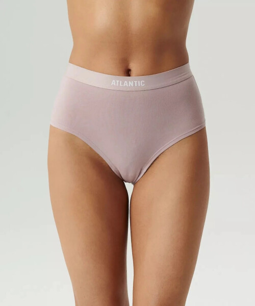 Dámské kalhotky 3PACK Maxi Sport 3CLP-009 Černá/šedá/pudr růžová - Atlantic Mix barev S