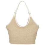 Stylová dámská kabelka na rameno Alfréda, světle béžová