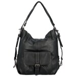 Praktický dámský kabelko-batůžek Astrid, černá