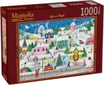 MAGNOLIA Puzzle Zasněžené město