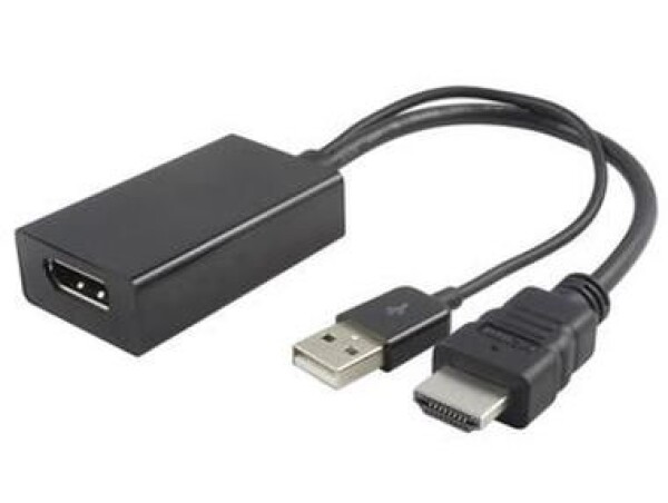 PremiumCord adaptér HDMI na DisplayPort Male/Female / s napájením z USB (kportad09)