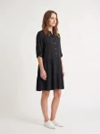 HOSH Dámské košilové šaty Spirit černé Velikost: XXL/3XL