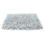 DumDekorace Světle šedá předložka do koupelny 60 x 90 cm