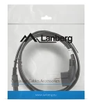 Lanberg CA-C5CA-11CC-0018-BK černá / Napájecí kabel / CEE 7/7 – C5 / 1.8 m (CA-C5CA-11CC-0018-BK)