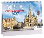 Stolní kalendář 2027 Aria Města Čech a Moravy