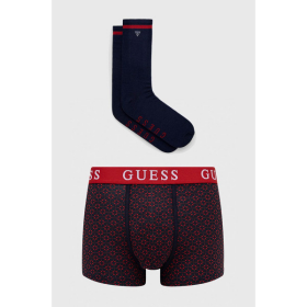 Set boxerek a ponožek U1BG01K6YW1 - P70V - Červenomodrá - Guess XL